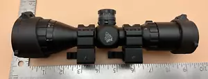 NOS BLACK UTG 3-9X32 1” BUG BUSTER SCOPE MIL-DOT SIGHT W/ RINGS (#16) - Picture 1 of 9