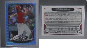 2013 Bowman Draft Chrome Blue Wave Refractor Anthony Rendon #5 Rookie RC