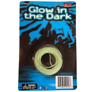 Toy Box Unlimited Glow In The Dark Plastic String Roll Green Flexible Rare Item - Picture 1 of 5