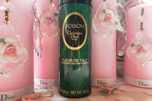 100% AUTÉNTICO ENORME DIOR VENENO PERFUMADO FLOR DE TALCO POLVO MÁS RARO - Imagen 1 de 6