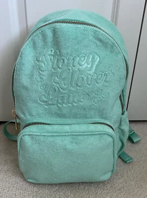 Stoney Clover Lane x Target Terry Cloth Embossed Backpack Light Green B1 NWT - Image 1 of 4