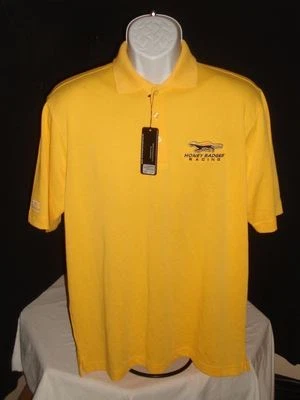 NUEVO CON ETIQUETAS SLAZENGER ROPA DEPORTIVA AMARILLO SÓLIDO MEZCLA ALGODÓN/POLIÉSTER S/S POLO TALLA M Foto 1 de 4
