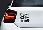 Kiss Me I'm Irish Saint Patrick’s Day Car Laptop Motorbike Vinyl Decal Sticker