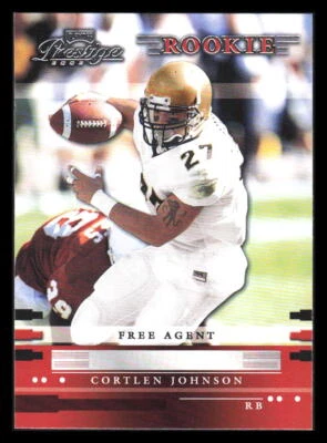 2002 Prestige Cortlen Johnson Rookie #211 Buffalo Football Card - Image 1 of 2