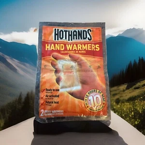 Calentadores de manos HotHands (paquete de 2). Emergencia, camping, recreación, supervivencia imprescindible. - Imagen 1 de 1
