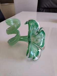 Murano Blown Glass, Italian Flower Ornament, - Picture 1 of 7