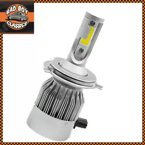 H4 LED Conversion Bulb Diamond White For Motorcycle Triumph BSA Norton Harley - Picture 1 of 2
