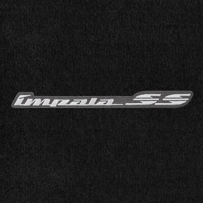 Tapetes de assoalho dianteiro Lloyd Mats Velourtex preto para Chevrolet Impala SS 1991-1996 - Imagem 1 de 4