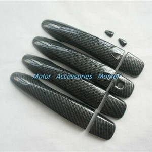 Sport Carbon Fiber Style Door Handle Cover Trim for Nissan Maxima 16-22 Rogue - Picture 1 of 4