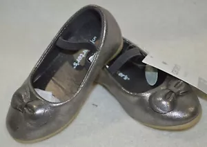 Carter's Betty 2 Gunmetal Slip-On Toddler Girls' Mary Jane Shoes - Size 5 NWB - Picture 1 of 8