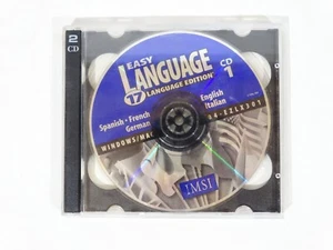 Vintage 1996 Easy Language 17 Language Edition CD-ROM Windows PC Apple Macintosh - Picture 1 of 7
