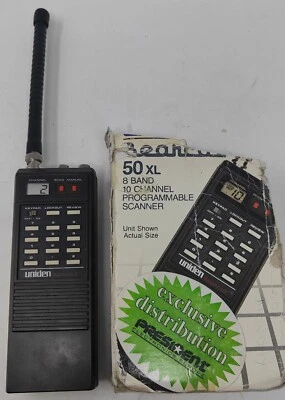 UNIDEN BEARCAT 50XL HANDHELD PROGRAMMABLE SCANNER UHF/VHF RECEIVER DISCONTINUED  - Bild 1 von 4
