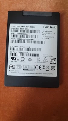 SanDisk SSD X300s SATA 2.5" 512GB SOLID STATE SSD Drive - Image 1 of 2
