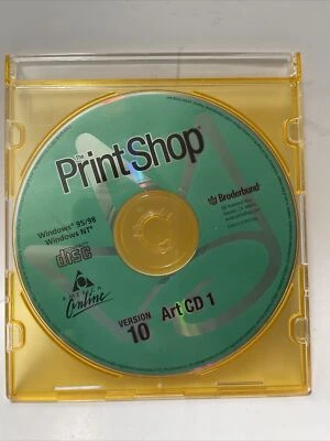 Broderbund The Print Shop Version 10 Art CD 1 PC Windows 95/98 - Image 1 of 3
