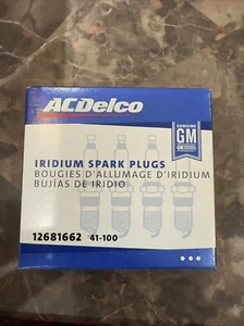 (QTY 4) ACDelco GM Iridium Spark Plug 41-100 2681662 for 2011 Buick Lucerne - Bild 1 von 3