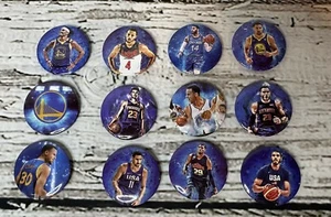 Golden State Warriors NBA Basketball USA 1.5” Pin Back Buttons 12 Pack - Picture 1 of 3