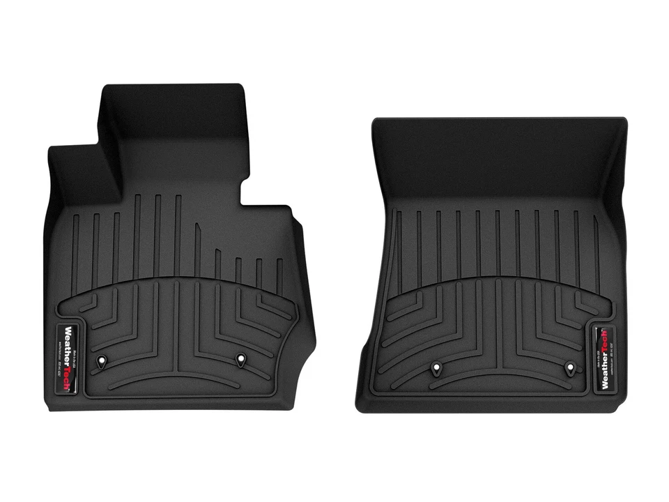 Forro de piso WeatherTech para BMW X4 28i 2015-2018 - primera fila, negro Foto 1 de 4