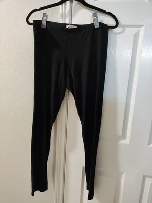 Leggings elásticos negros Banana Republic para mujer talla grande L Pull-On Athleisure Foto 1 de 4