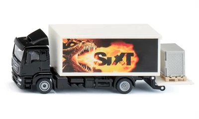 MAN TRUCK W/BOX BODY, TAIL LIFT & CARGO - SIKU  1:50 SCALE MODEL - Image 1 of 4