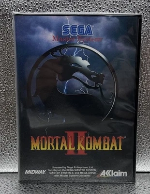 Mortal Kombat 2 Sega Master System W/Manual Rare Retro 1994 #1291 - Image 1 of 4