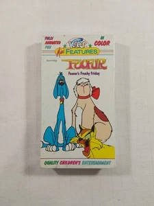 Foofur VHS 1990 Fencer's Freaky Friday Just For Kids Mini Features Animated Film - Picture 1 of 13