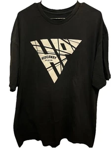 Camiseta Hideaway Pizza Empl. World Tour Cities con diseño Van Halen. Talla 2XL. Usado en excelente estado - Imagen 1 de 5