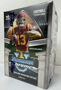 2023 Bowman Chrome University Football Trading Card - 96 Pieces - Picture 1 of 3