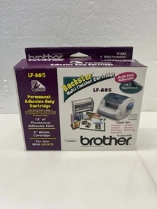Cartucho adhesivo permanente Brother LF-A05 solo 5" de ancho para usar con LX-570 - Imagen 1 de 4