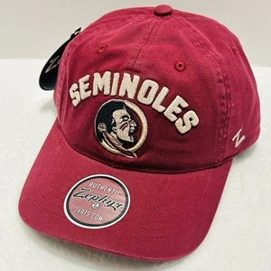 Zephyr Florida State Seminoles Arch Team Hat Cap Adjustable Strap Red NCAA - Picture 1 of 5