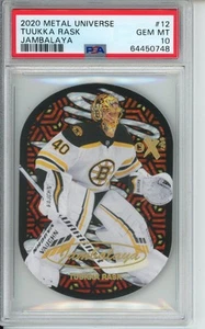 2020-21 SkyBox Metal Universe #12 Tuukka Rask Jambalaya PSA 10 - Picture 1 of 2