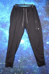 Vuori Pants Mens Medium Black Sunday Performance Joggers Zip Pockets Athletic - Picture 1 of 5