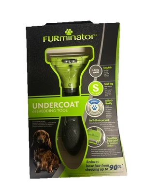 Herramienta de desprendimiento de capa inferior FURminator para perros pequeños de pelo largo 4,5-9 kg Foto 1 de 2