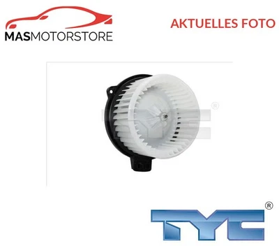 HEIZUNGSGEBLÄSE GEBLÄSEMOTOR INNENRAUMGEBLÄSE VORNE TYC 513-0008 H NEU - Image 1 of 4