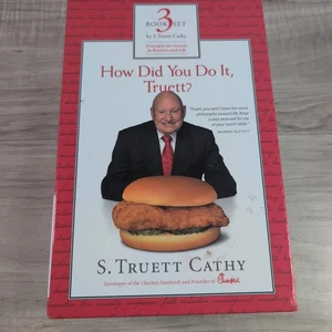 3-Book Set by Truett Cathy by S. Truett Cathy (2010, Hardcover) - Foto 1 di 10