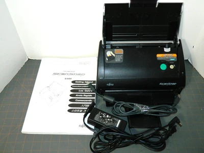 Fujitsu ScanSnap S500 Desktop Document Scanner W/ Trays/Cords/Manual FREE SHIP - Image 1 of 4
