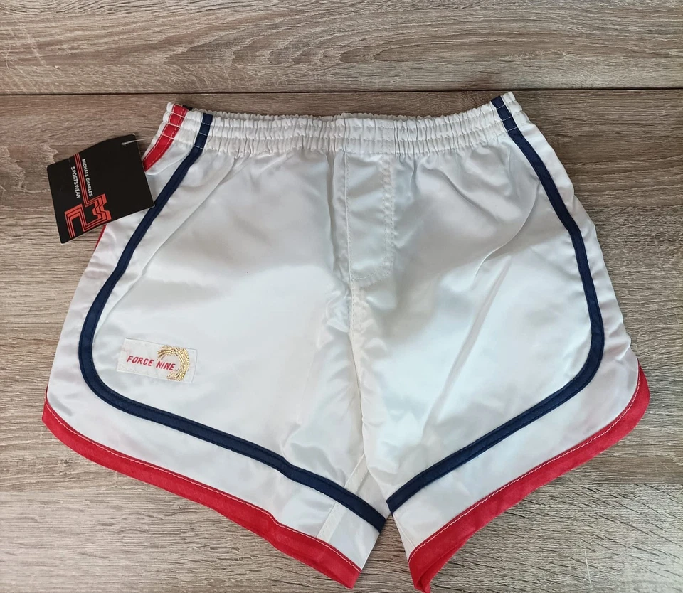 Vtg 80s Deadstock Michael Charles Sportswear Nylon Stripe Women's Shorts Size S - Image 1 of 4