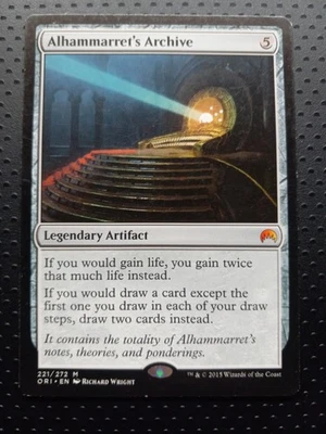 Magic The Gathering MTG Magic Origins #221 Alhammarret's Archive - Image 1 of 3