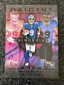 2024 Panini Origins #8 Malik Nabers Giants Primordial Case Hit RC Rookie Card SP - Bild 1 von 5