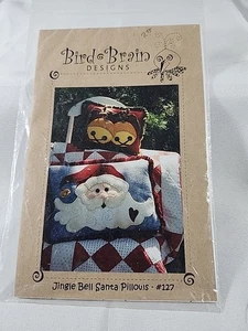 Vogel Schnittmuster - Jingle Bell Weihnachtsmannkissen @127  - Bild 1 von 2
