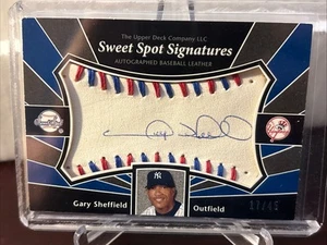2004 Upper Deck Sweet Spot Signatures #17/45 Gary Sheffield Auto SS-GS - Picture 1 of 4