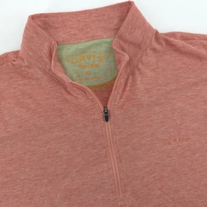Orvis Trout Bum 1/4 Zip Pullover Shirt Mens XL L/S Performance Stretch Fishing - Picture 1 of 10