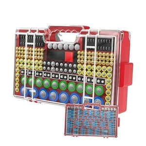 Battery Organizer Storage Holder Box Case with Tester, Ultra-Large 280+ - Picture 1 of 7