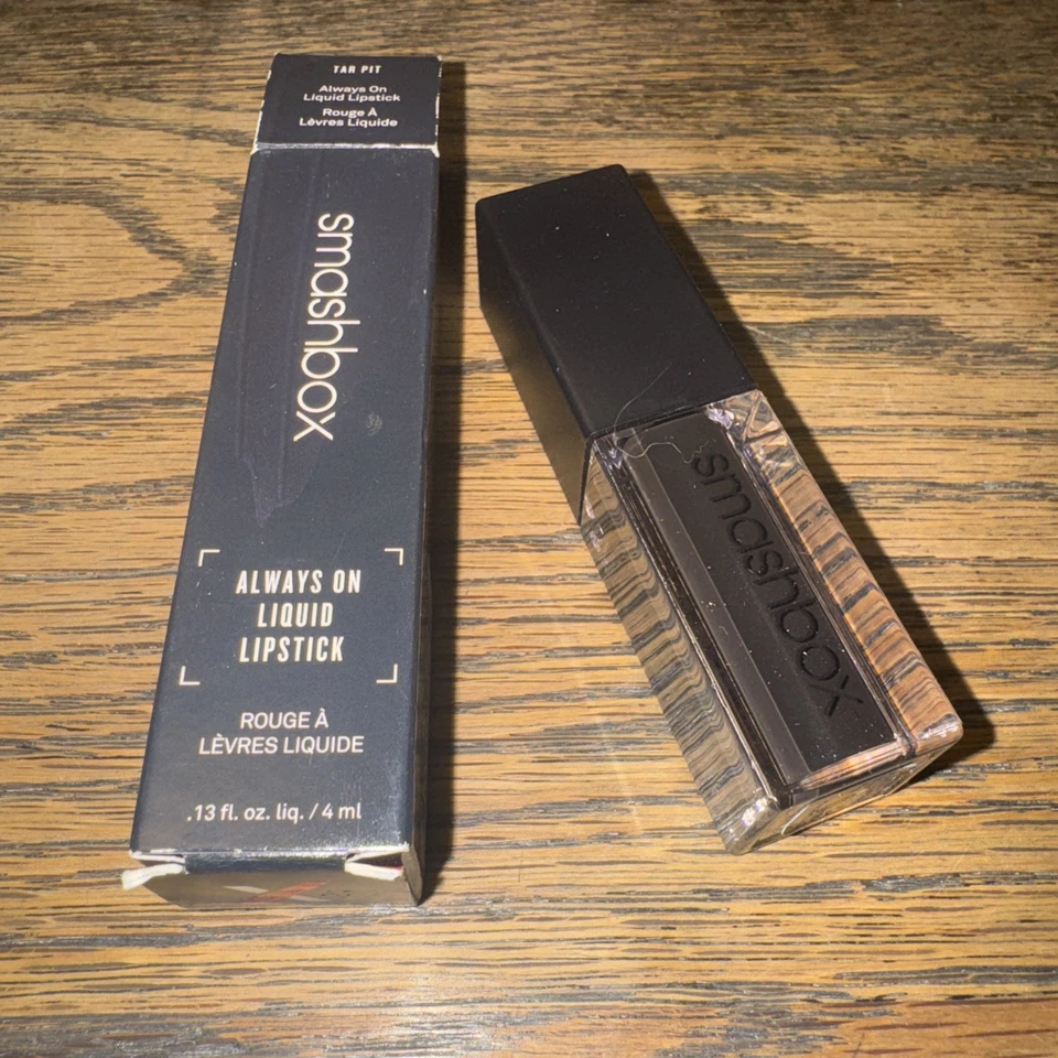 Smashbox Always On Liquid Lipsticks ~TAR PIT~ FullSize 0.13 Oz. / 4 mL. BIN RARE - Image 1 of 3