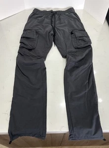 Pacsun Pantalone Cargo Uomo Joggers Coulisse Elasticizzato Grigio Taglia S - Foto 1 di 7