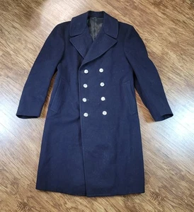 FDNY Fire Dept. Uniform Insulated Jacket New York City Union Made Wool Pea Coat - Picture 1 of 11