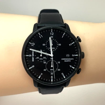 Reloj SEIKO ISSEY MIYAKE "C" Cronógrafo Qz de Ichiro Iwasaki esfera negra Japón #127B Foto 1 de 4
