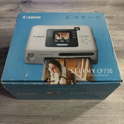 CANON Selphy CP730 Compact Thermal Color Label And Photo Printer Polaroid - Image 1 of 4