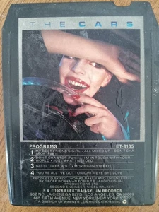 Vintage THE CARS 1978 ET-8135  8 TRACK TAPE ELEKTRA RECORDS - Picture 1 of 4