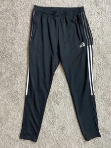 Adidas Joggers Para Hombres Grandes Negros Aeroready Cremallera Bolsillo Fútbol Verde Prima - Imagen 1 de 8