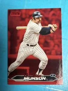 2024 Topps Stadium Club - Thurman Munson #157 Red Foil - Picture 1 of 4